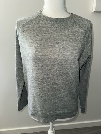 Sweatshirt gris moucheté et blanc Levi’s T38 M