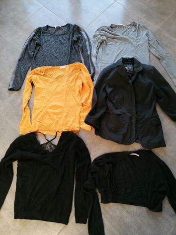 Lot pull gilet veste