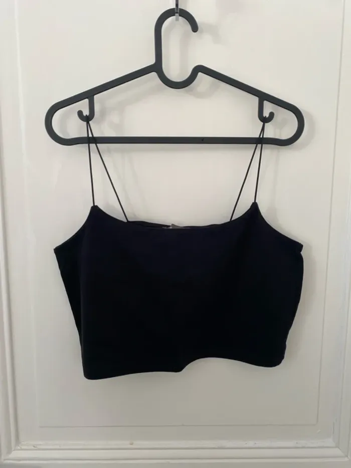 Crop top noir Primark