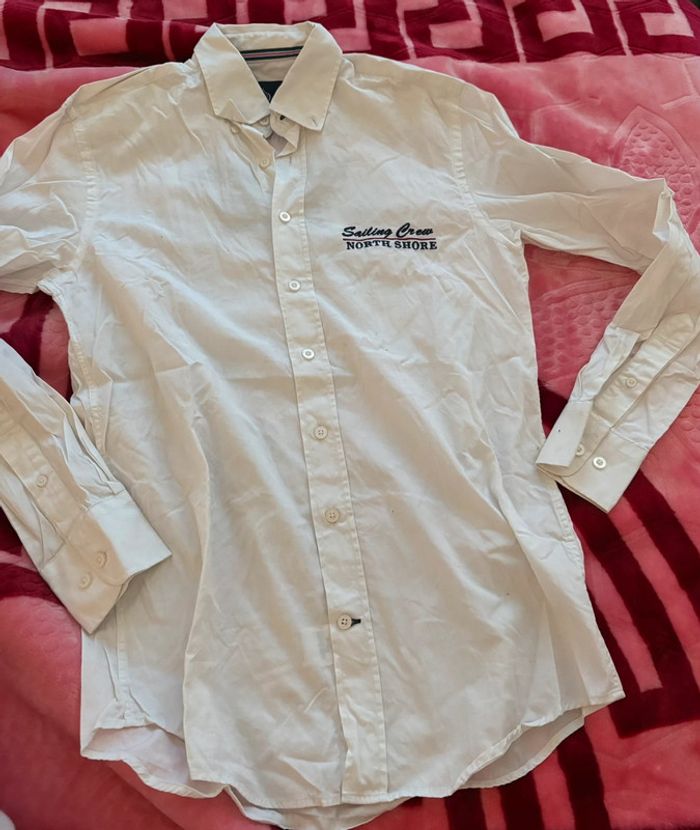 Chemise blanche manche longue