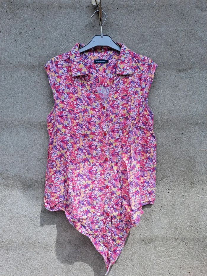 Chemise fleurie