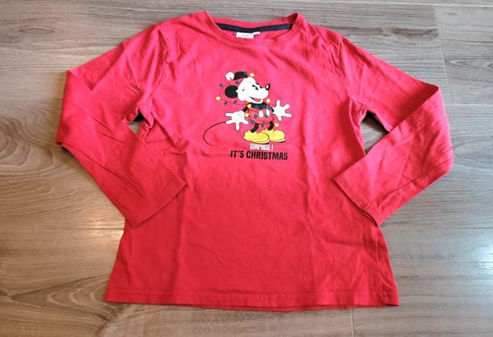 Tee-shirt rouge ML Disney 8 ans