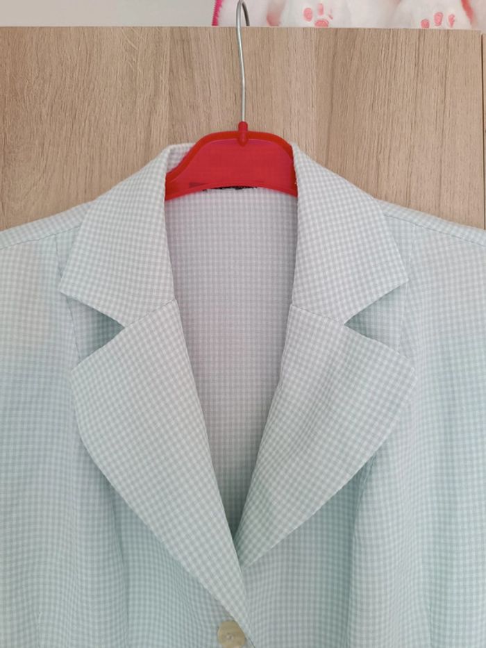 Veste femme carreaux vichy taille 38 - photo numéro 4