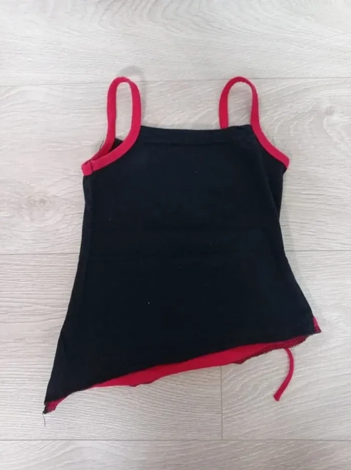 Débardeur noir et rouge 2-3 ans - photo numéro 2