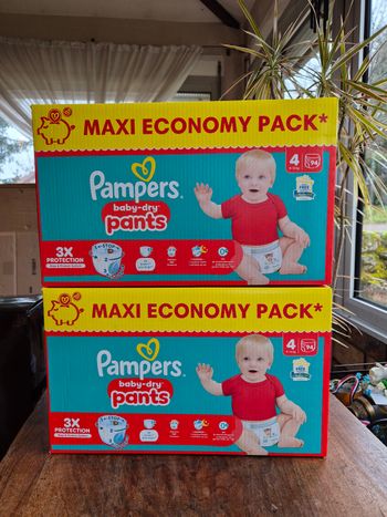 Couche taille 4 Pampers : 188 couches pants
