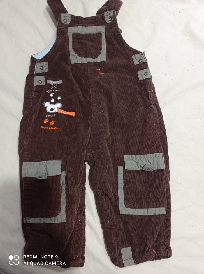 salopette marron de Premier role 18 mois ref R123 C6
