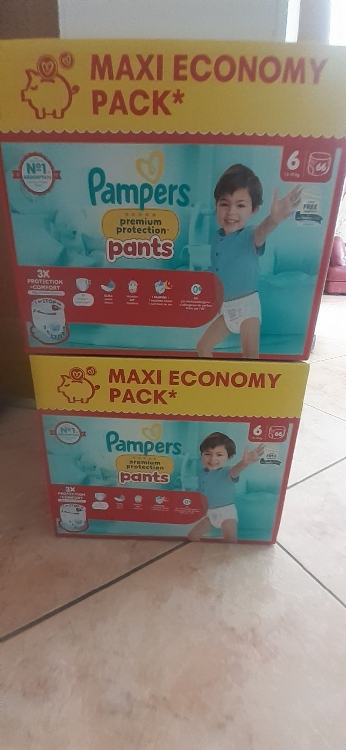 132 pants Pampers premium protection Taille 6 - photo numéro 2