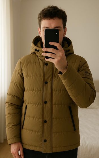 🧥 Doudoune longue Redskins - Beige/OCre - Modèle "Layer Cake" - État Neuf - Taille M