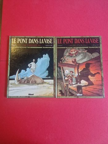 Lot de 2 bd le pont dans la vase 1 et 2
