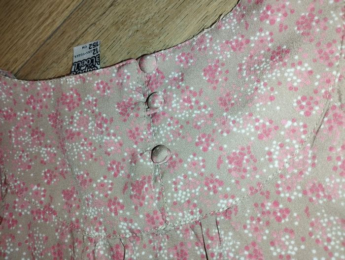 Robe fluide mouchetée 12 ans tao rose / vieux rose - photo numéro 8