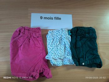Lot de shorts