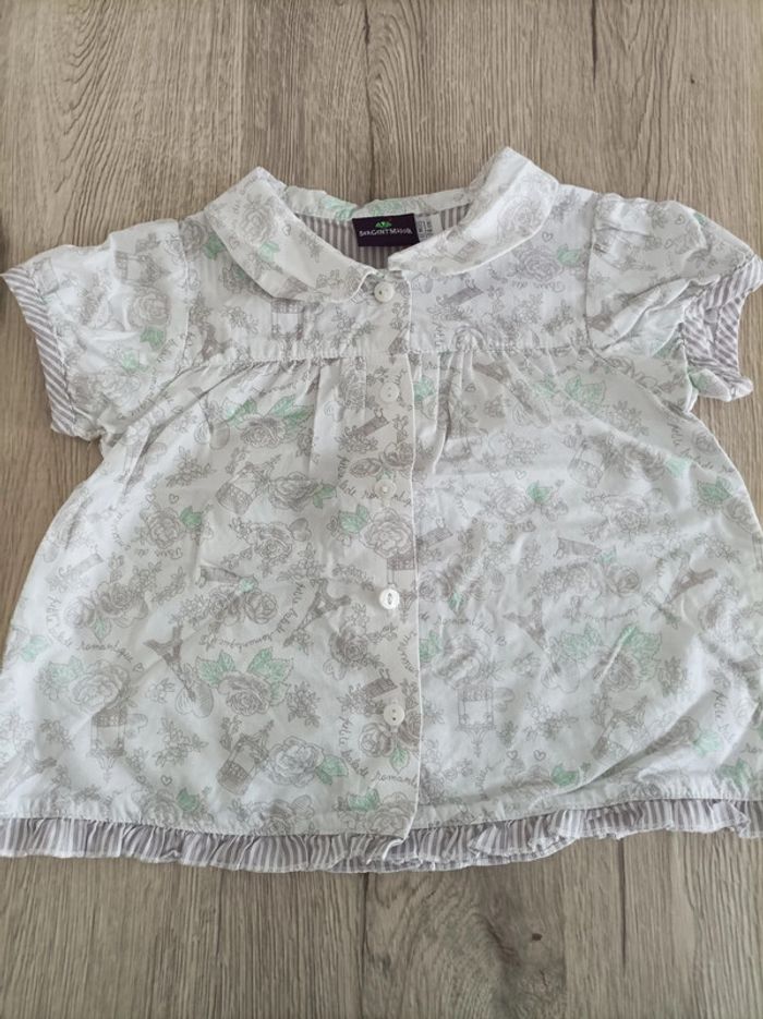 Chemise 12 mois