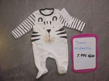 pyjama orchestra taille 3 mois