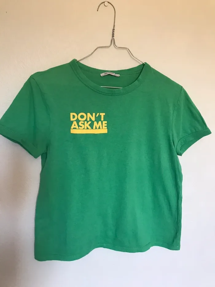 Tee shirt vert