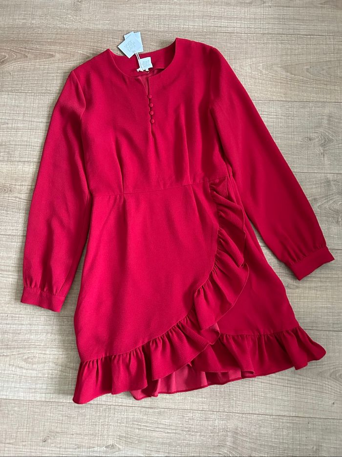 Robe rouge neuve à manches longues Karl Marc John taille S (valeur 119€) - photo numéro 7