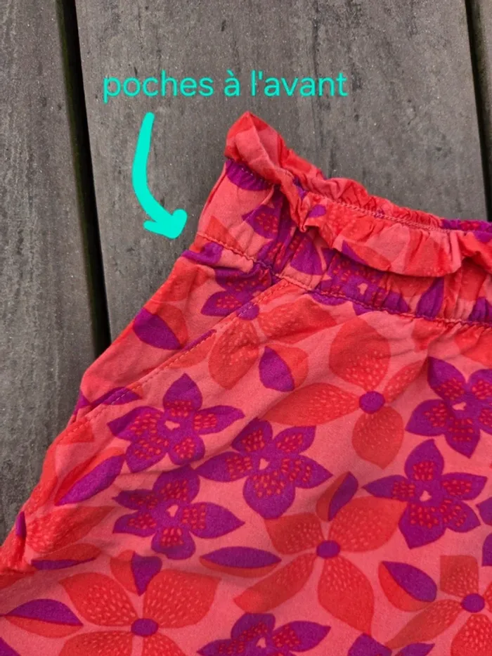 Short fleurs 8 ans Du Pareil au Même DPAM - photo numéro 2