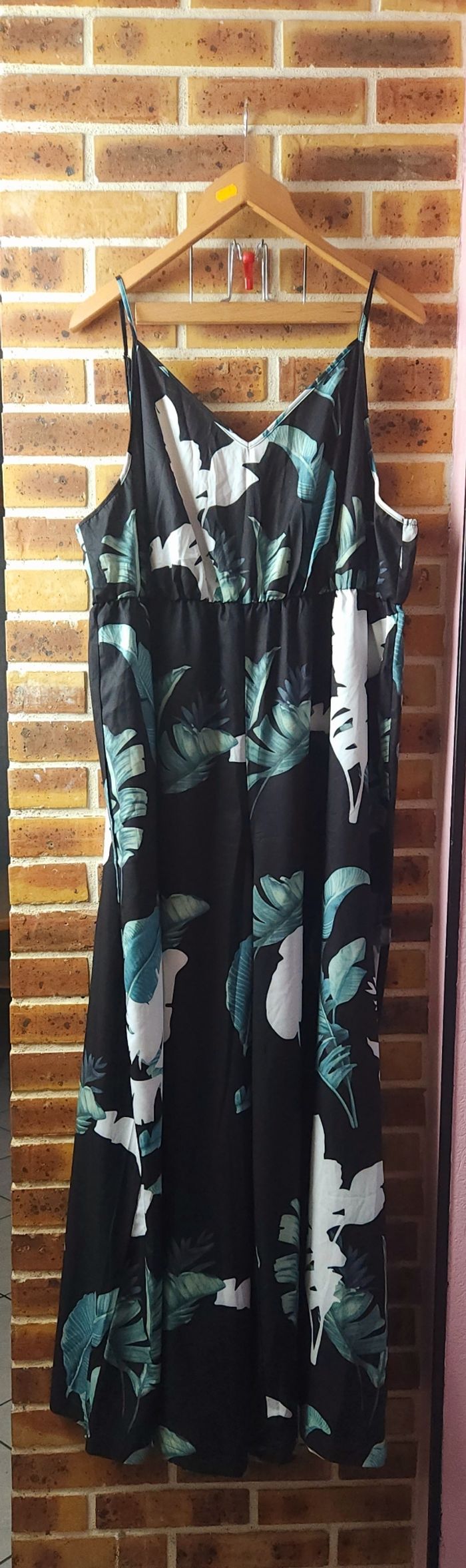Combinaison ample tropical noir et multicolore Femme taille 54 marque Asos 💎 - photo numéro 5