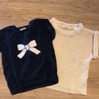 Lot de deux pulls manches courtes