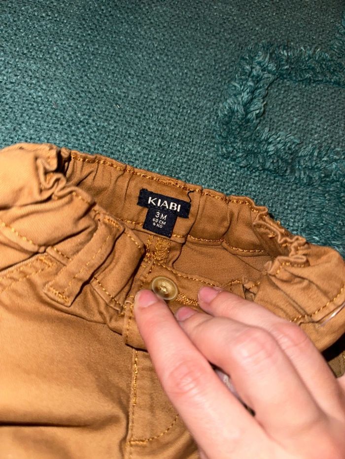 Pantalon chino Kiabi 3mois - photo numéro 3
