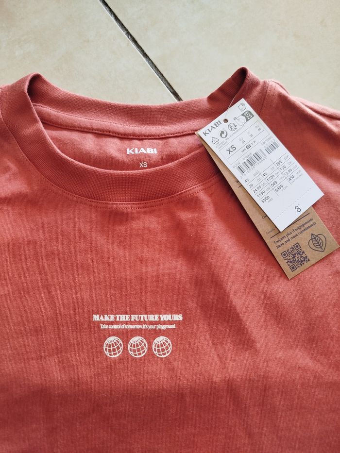 T shirt Kiabi neuf taille XS - photo numéro 3
