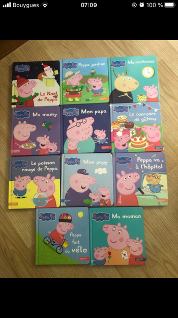 Lot livre peppa pig
