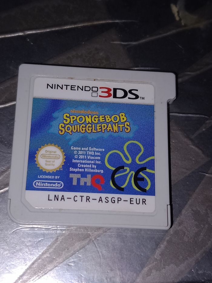 Bob l'éponge Nintendo 3ds - photo numéro 2