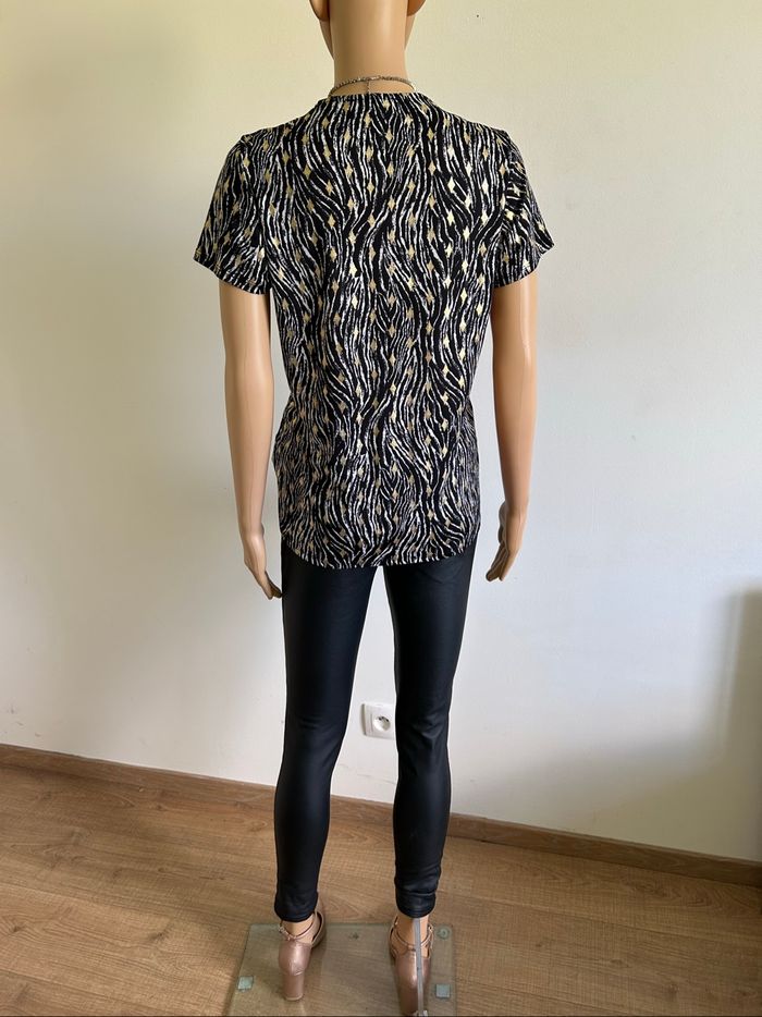 Blouse imprimée à manches courtes Morgan taille M jamais portée - photo numéro 6