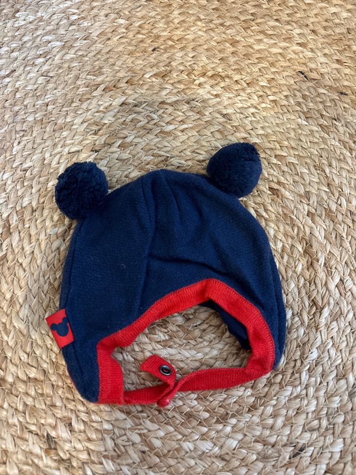 Bonnet Mickey bébé garçon taille 3-6mois 41cm - photo numéro 3