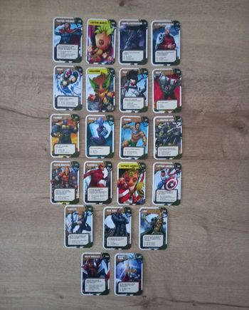 Cartes " Marvel 2024 " 21 + 4.