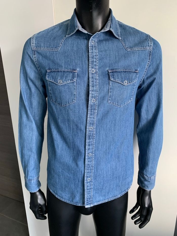 Chemise en jean - Zara - taille S - photo numéro 1
