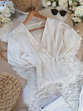 Jolie blouse blanche taille 34