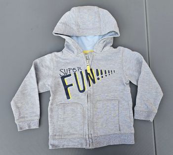 Pull sweat zippé à capuche 4 ans garcon vertbaudet