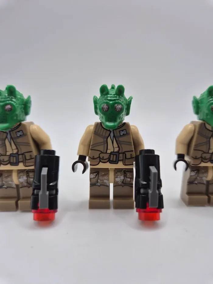 Figurines type lego 4 soldats Rodian star wars - photo numéro 2