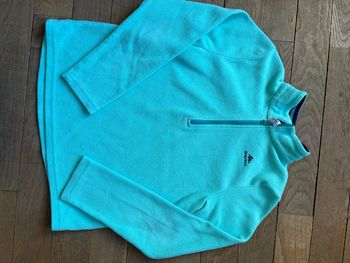 Polaire verte Quechua 8-9 ans