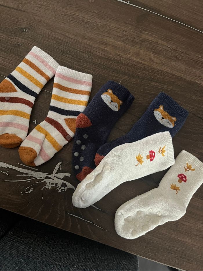 3 paires de chaussettes antidérapantes - photo numéro 2