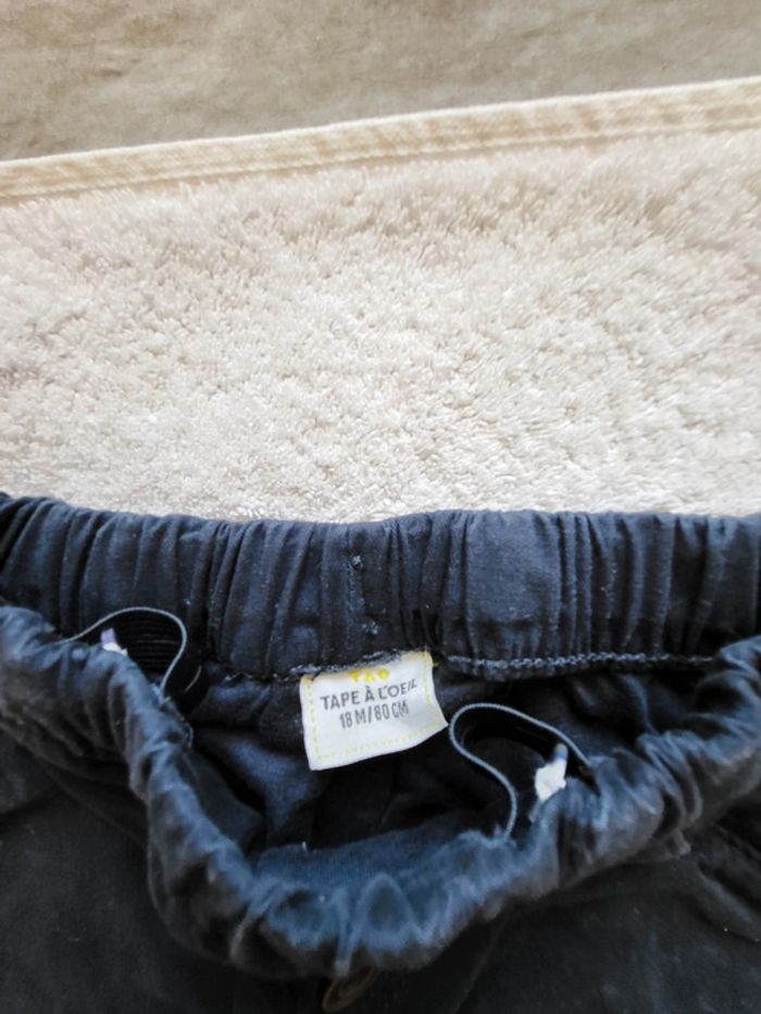 Pantalon en toile 18 mois 7e les 2 - photo numéro 2