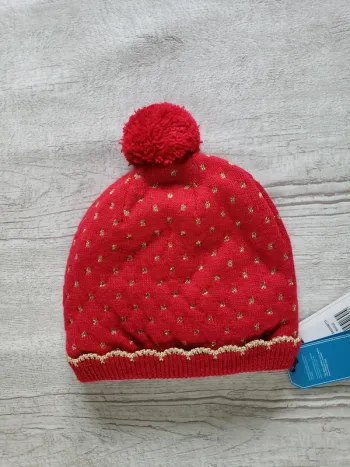 Bonnet fille Sergent Major 2-3 ans rouge