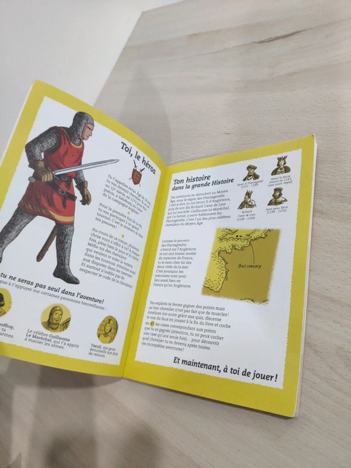 Livre jeunesse dans la peau d'un chevalier tournoi de tous les dangers tu es le héros - photo numéro 6