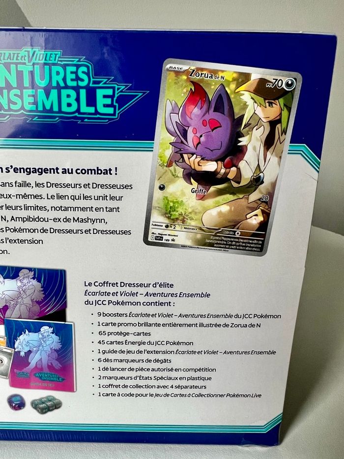 Coffret dresseur d’élite etb aventures ensemble ev09 ev9 cartes Pokémon - photo numéro 4
