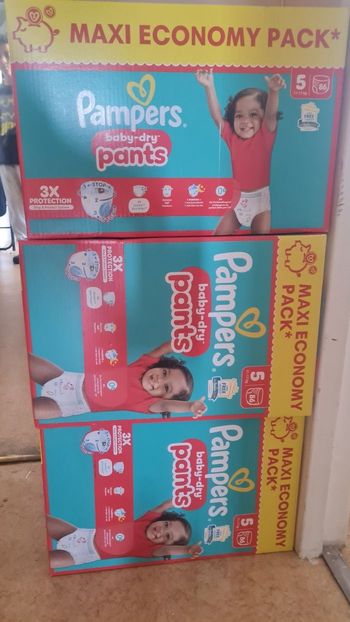 Pampers pants taille 5 ,2 packs