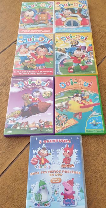 lot de 7 dvd oui oui