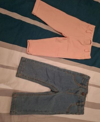 Lot de pantalons fille taille 9mois