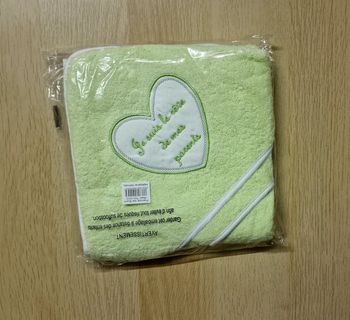 Sortie de bain bébé cape de bain serviette bebe cadeau naissance