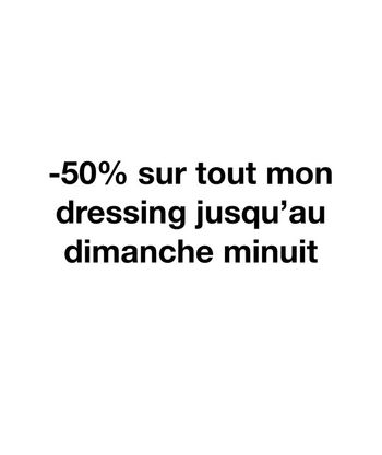 Vide dressing