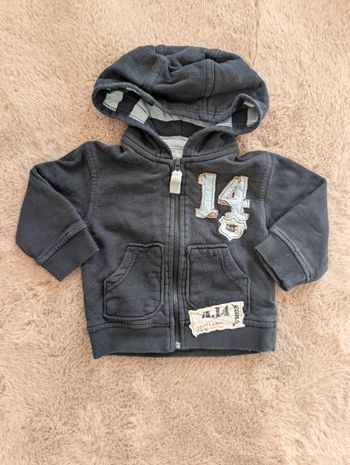 Veste à capuche zippée Orchestra – 9 mois – Très bon état 👶