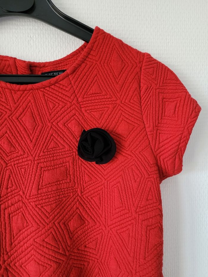 Robe rouge IKKS 12 ans TBE - photo numéro 2