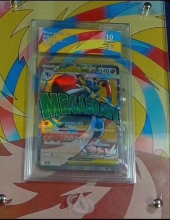 Carte et cadre Mega Lucario Pokémon 