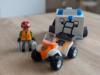 Playmobil 70053 Quad et remorque de secours