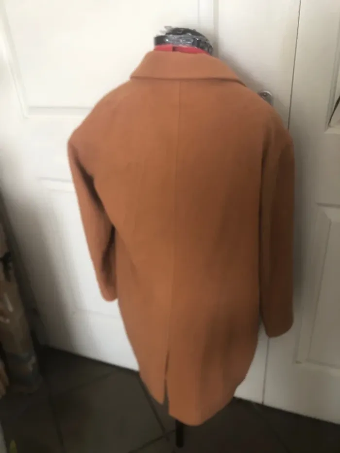 Manteau long couleur camel T36 femme 🧥 - photo numéro 5