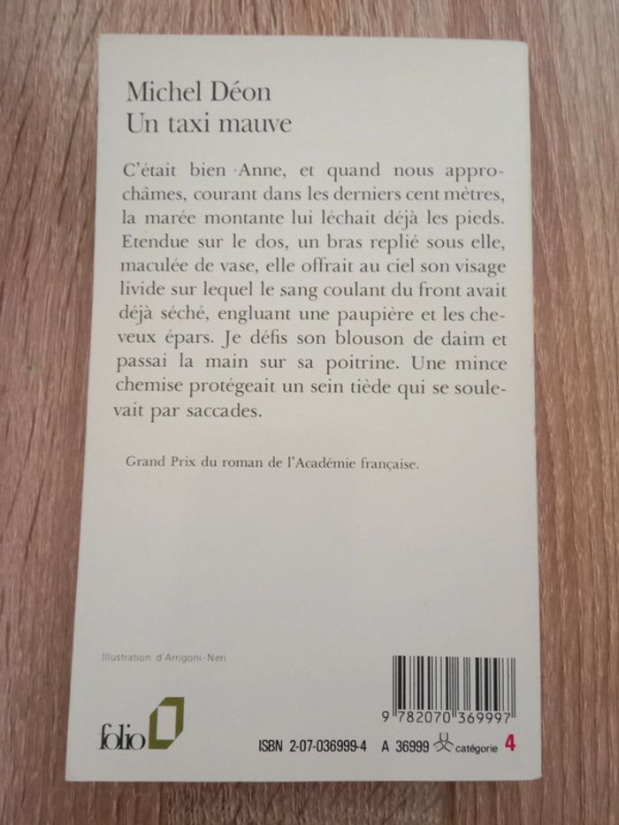 * Michel Déon - Un taxi mauve - photo numéro 2